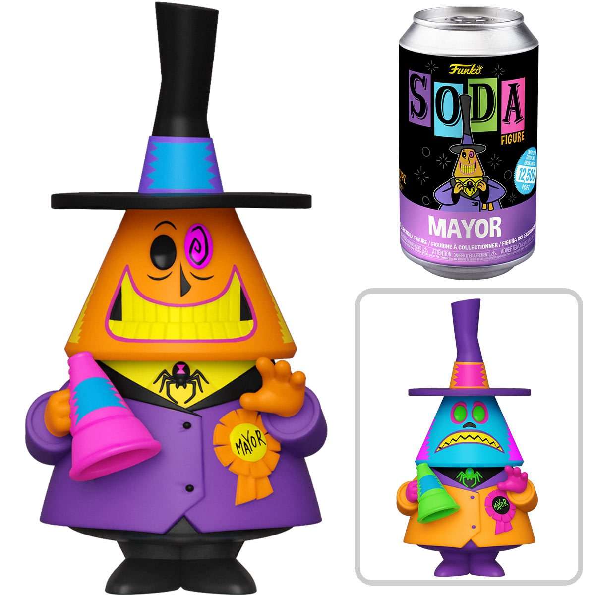 VINYL SODA: DISNEY- NBC MAYOR (BLACK LIGHT GLOW) (W/ CHASE)