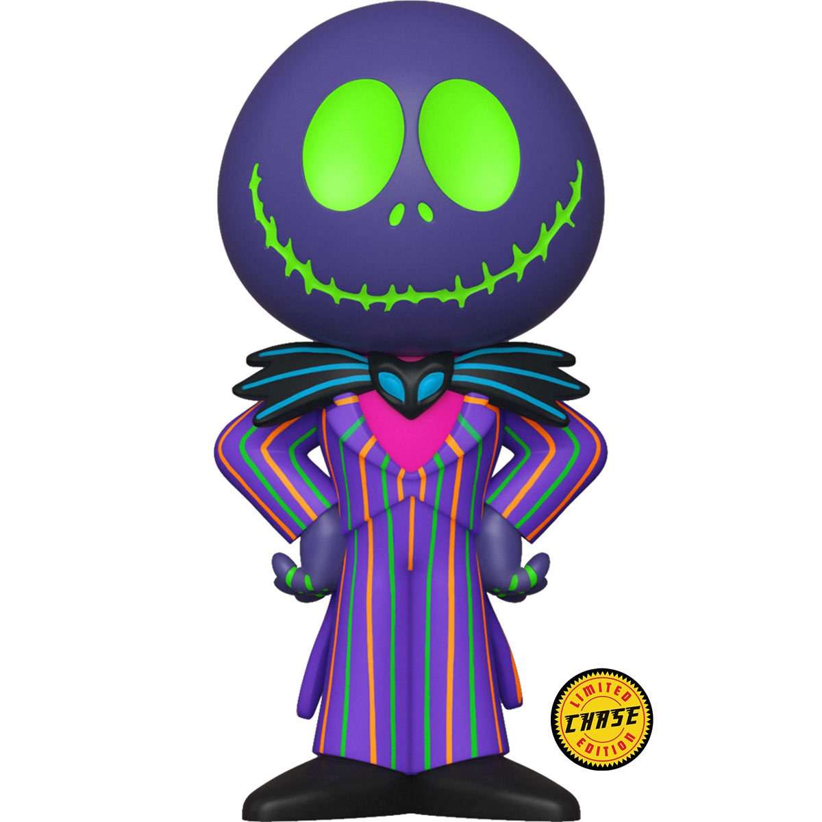 VINYL SODA: DISNEY- NBC JACK SKELLINGTON (BLACK LIGHT GLOW) (W/ CHASE)