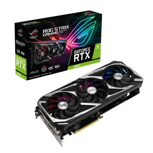 Asus GeForce RTX 3050 ROG Strix OC LHR 8GB GDDR6 PCI-e Graphics Card
